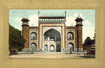 Gateway, Taj Mahal, Agra, India by European Photographer